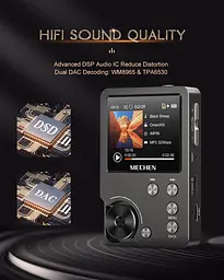 HIFI MP3 плеєр MECHEN M30 64 GB Hi-Fi, музичний плеєр високої роздільної здатності DSD без втрат - мініатюра 3