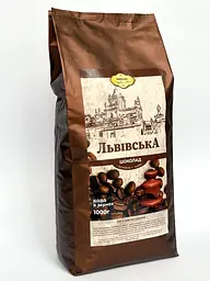 Кава Львівська Казкова зі смаком шоколаду 1 кг зернова     - мініатюра 2
