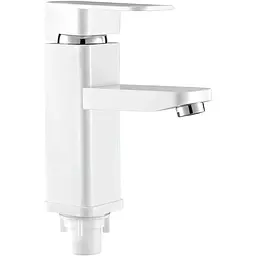 Змішувач для умивальника PLAMIX Kub-001 White (PM0611)