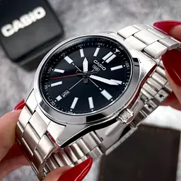 Чоловічий годинник Casio MTP-VD02D-1E Сріблястий ( AT1141-0326 ) - мініатюра 4