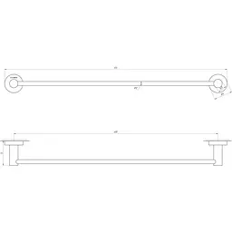 Тримач рушників Globus Lux SS 8402-60 - мініатюра 2