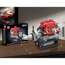 Конструктор Mould King Mking Двигун і коробка передач FE V8 (10204) [161069] - мініатюра 8