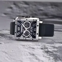 Наручний годинник чоловічий PD-1725 Silver-Black Pagani Design acs0031109 - мініатюра 3