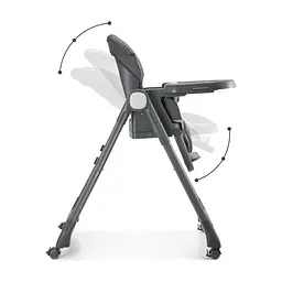 Стілець для годування Kinderkraft Tulo Grey (5902533928798) - мініатюра 2