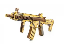 Дерев'яний 3D конструктор Автомат HK-416, Puzzleok (HK-416), 235 дет.