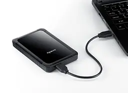 Зовнішній жорсткий диск Apacer 2.5` USB 2.0TB AC532 Black (AP2TBAC532B-1) - мініатюра 2
