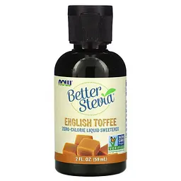 Замінник харчування Now Better Stevia English Toffee 59 мл