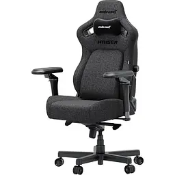 Крісло ігрове Anda Seat Kaiser 4 V2 Size XL Dark Gray Fabric (AD12YDDC-XLL-20-GB-CF-03) - мініатюра 6