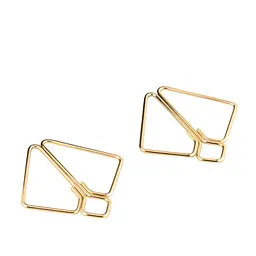 SX0844 Затискачі для сосків з важкою підвіскою LOCKINK Nipple Clamps with Heavy Pendant, золотисті - мініатюра 7
