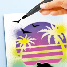 Набір Canal Toys DIY Airbrush Art з постерами (AIR015) - мініатюра 7