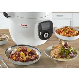 Мультиварка-скороварка Tefal Cook4Me + 1600 Вт біла (CY851130) - мініатюра 5
