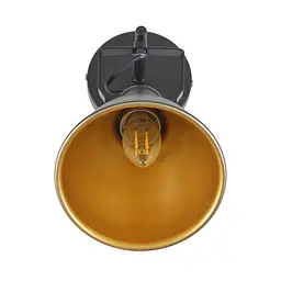 Бра Brille HTL-302/1 E27 BK+G - мініатюра 3
