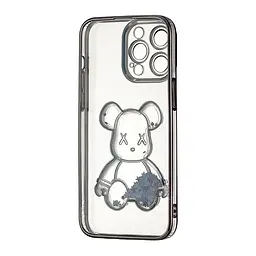 Чохол Shining Bear Case Protected Camera iPhone 15 Pro Max Black - мініатюра 3