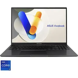 Ноутбук ASUS Vivobook 16 X1605VA з процесором Intel Core i9-13900H pana la 5.4 GHz, 16'', WUXGA, IPS, 32GB DDR4 RAM, 1TB SSD, Intel Iris X графікою, No OS, Indie чорний
