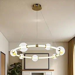 Люстра LED Levistella 7812021 (750) AB, 20W, 3000K, бронзовий, акрил, стельова - мініатюра 2