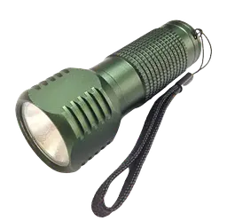 Ліхтарик LED метал. Milliitary COB 5W АКБ 3*AAA+ремінець (В501) 