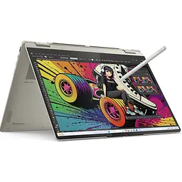 Ноутбук Lenovo Yoga 7 Hybrid (2-in-1), AI 7350 la 5 GHz, 16 GB LPDDR5x 7500,512 GB - мініатюра 2