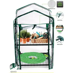 Теплиця  Kinzo Garden 50х45х80 см - мініатюра 5