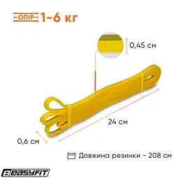 Гумова петля-еспандер EasyFit лижника, плавця, боксера 10 мм (EF-EBLP-AD-10) - мініатюра 9
