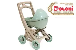 Коляска для ляльок 0121/01eco з люлькою Eco Green DOLONI