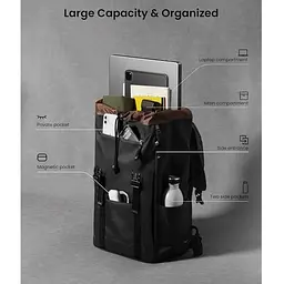 Рюкзак Tomtoc VintPack-TA1 22L Laptop Backpack Dark 15.6 Inch/22L TA1M1D2 - мініатюра 4