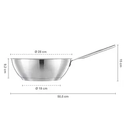 Сковорода WOK Fiskars All Steel 28 см 1064747 - мініатюра 2