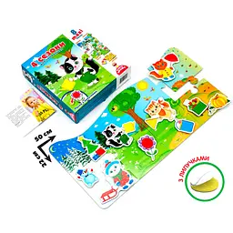 Пазл з липучками Vladi Toys 4 сезони для найменших 8 елементів VT2907-04   - мініатюра 4