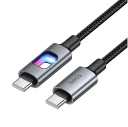 Кабель Hoco U144 New 60W charging data cable Type-C toType-C чорний