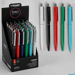 Ручка кулькова автоматична Vinson C37089 Синій (6948910002636)(SC)