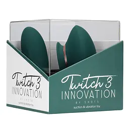 Вібратор Innovation Twitch 3 13.3 см зелений - мініатюра 3