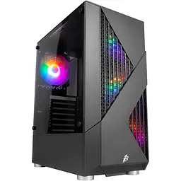 Корпус 1stPlayer F3-A-BK-4F1 Black [134420]