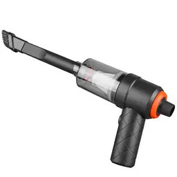 Бездротовий пилосос Vacuum Cleaner YT-M2037 ручний автомобільний 2 в 1 потужністю 120Вт Чорний - мініатюра 2