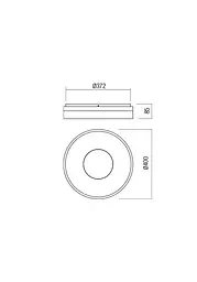Стельовий світильник Redo MAYA PL LED RD 36W 3000K WH (5.1.2) 01-2001 - мініатюра 2