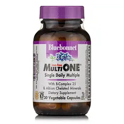 Вітаміни та мінерали Bluebonnet Nutrition Multi ONE Iron free, 30 вегакапсул