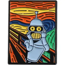 Значок Футурама Бендер Крик Futurama Bender Scream 3 см CH P F BS 3