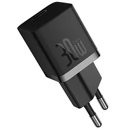 МЗП Baseus GaN5 Fast Charger (mini) 30W (1USB-C) + кабель Type-C to Type-C (P10110902) Cluster Black - мініатюра 7