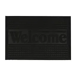 Килимок придверний Eco Fabric Welcome без кромки чорний 40 х 60 см (4060-014) - мініатюра 3