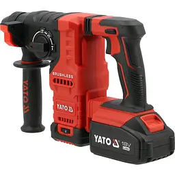 Перфоратор Yato SDS-Plus акумуляторний безщітковий 18 В 4 Аг (YT-827725) - мініатюра 3