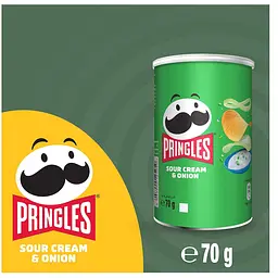 Чипси Pringles сметана-цибуля 70 г - мініатюра 2