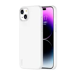 Рідкий силіконовий чохол Vokamo для iPhone 15 Pro Max із магнітом MagSafe White - мініатюра 2