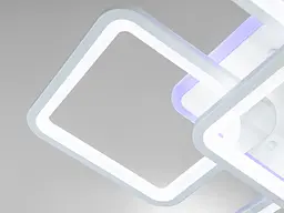Світильник LED Diasha 8060/4+1WH, 150W, 4100K, білий метал, сучасний стиль з пультом - мініатюра 5