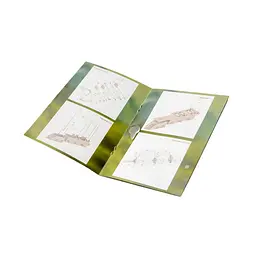 Дерев'яний 3D конструктор Потяг PuzzleOk Puz-00924 231 деталь  - мініатюра 10