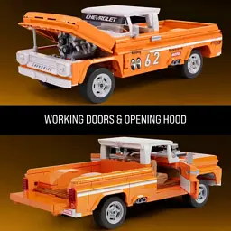 Конструктор Mattel Brick Shop Hot Wheels Elite Chevy 858 деталей (JFT20) - мініатюра 5