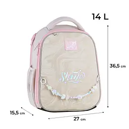 Рюкзак каркасний "Kite" Education 555 Dazzling 1від.,4карм. №K26-555S-2 - мініатюра 2