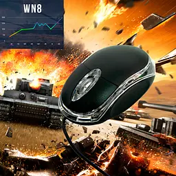 Дротова комп'ютерна мишка оптична миша для пк MINI G631/XT-610 - мініатюра 5