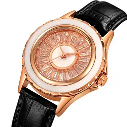 Жіночий наручний годинник 2172RGBK Rose Gold-Black Skmei acs0030201 - мініатюра 2