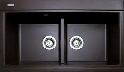 Кухонна мийка Adamant SIMILAR mokko 885x505x230 мм, 2 повнорозмірні чаші 88,5 см