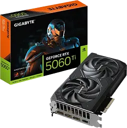 Відеокарта GeForce RTX 5060 Ti 8GB Gigabyte Windforce OC (GV-N506TWF2OC-8GD)