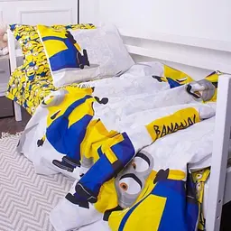 Простирадло MirSon Kids Time Бязь, 17-0506, Minions - мініатюра 4