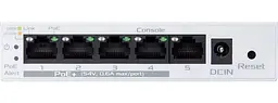 Коммутатор Asus ExpertWiFi EBP15 5-Port Gigabit Smart Managed PoE+ (90IG08D0-MO3B00) - миниатюра 4